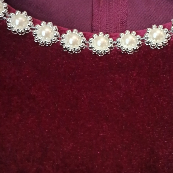 Rare Editions Girl's Holiday Dress With Sash And Cap Sleeves Size 6 - Picture 11 of 12